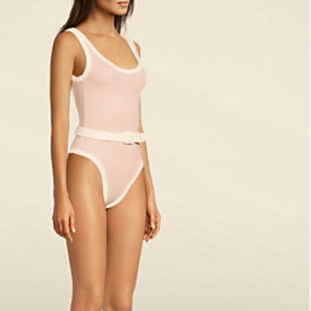 Medina one piece belted swimsuit